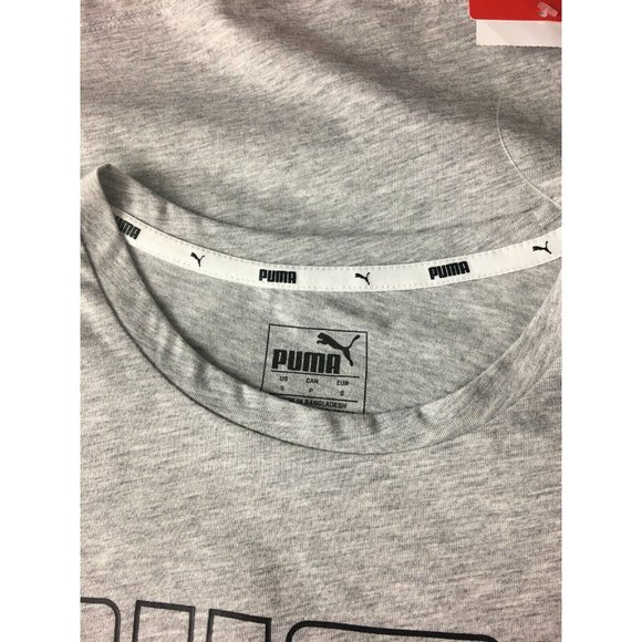 Women’s T Shirt Size S Puma Outline Life Tee Light Gray heather Style TD27070 - Picture 12 of 12